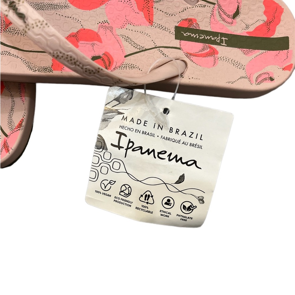 Ipanema Flowered Flip Flops - Picture 3 of 4